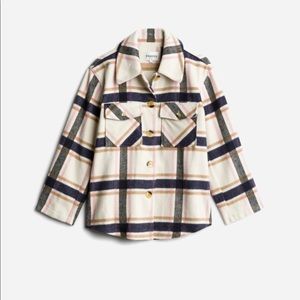 Plaid Button Up Shacket